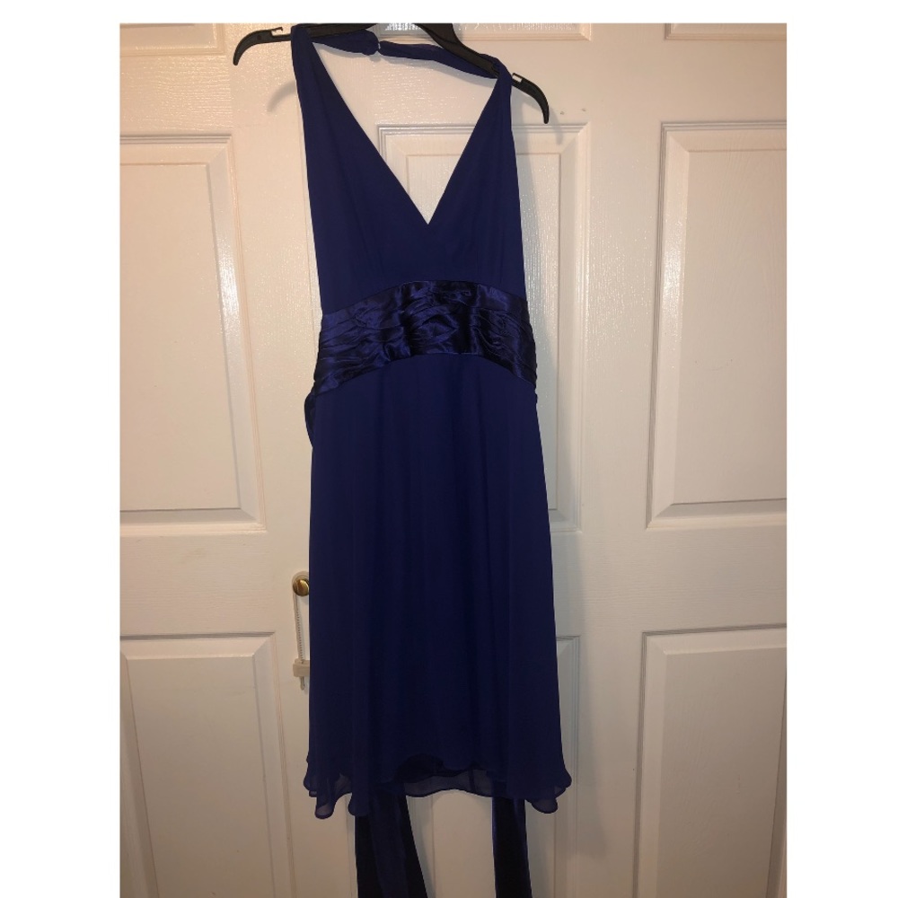 Elegant halter top dress